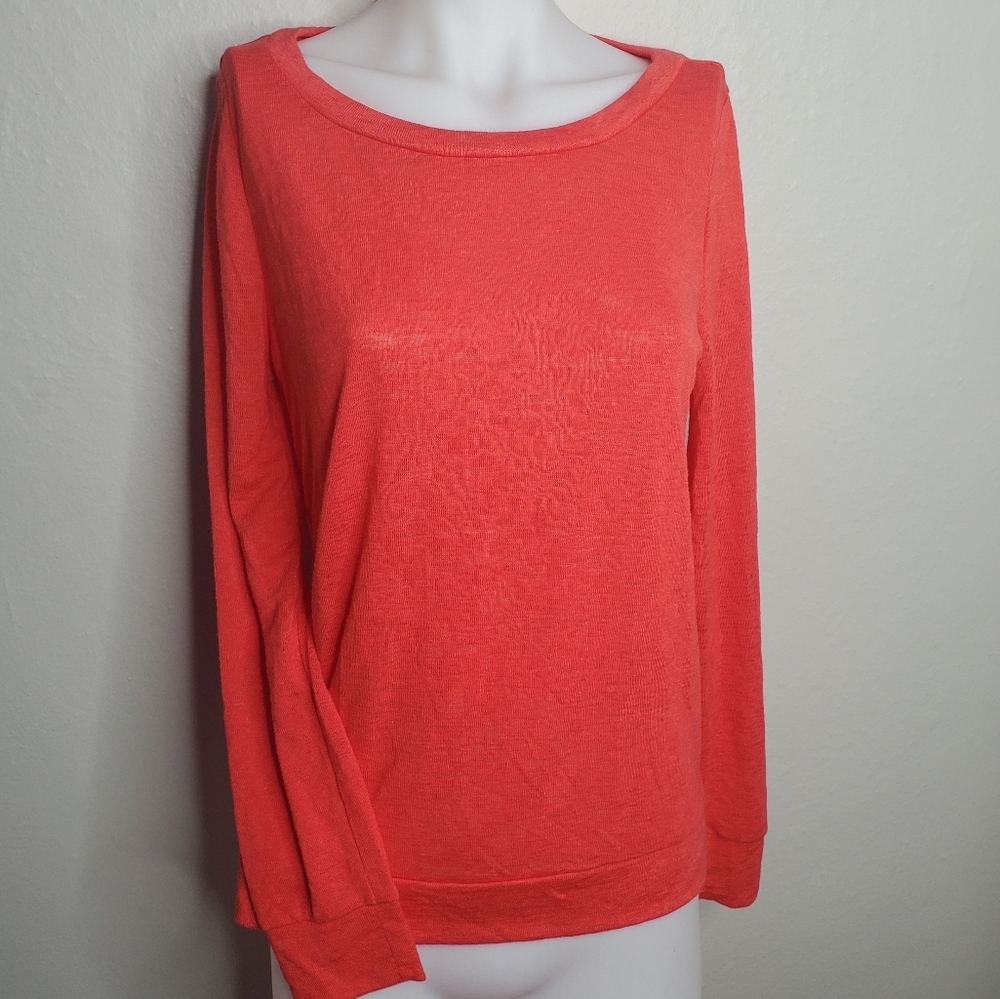 NEW Victoria's Secret Coral Crewneck Sweater XS